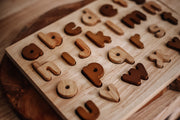 Wooden Lower Cases Alphabet Puzzle