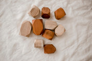 Two Tone Wooden Gems