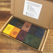 Eco Crayons Blocks - 10 Colour Box Set: Plant Based Natural Crayons